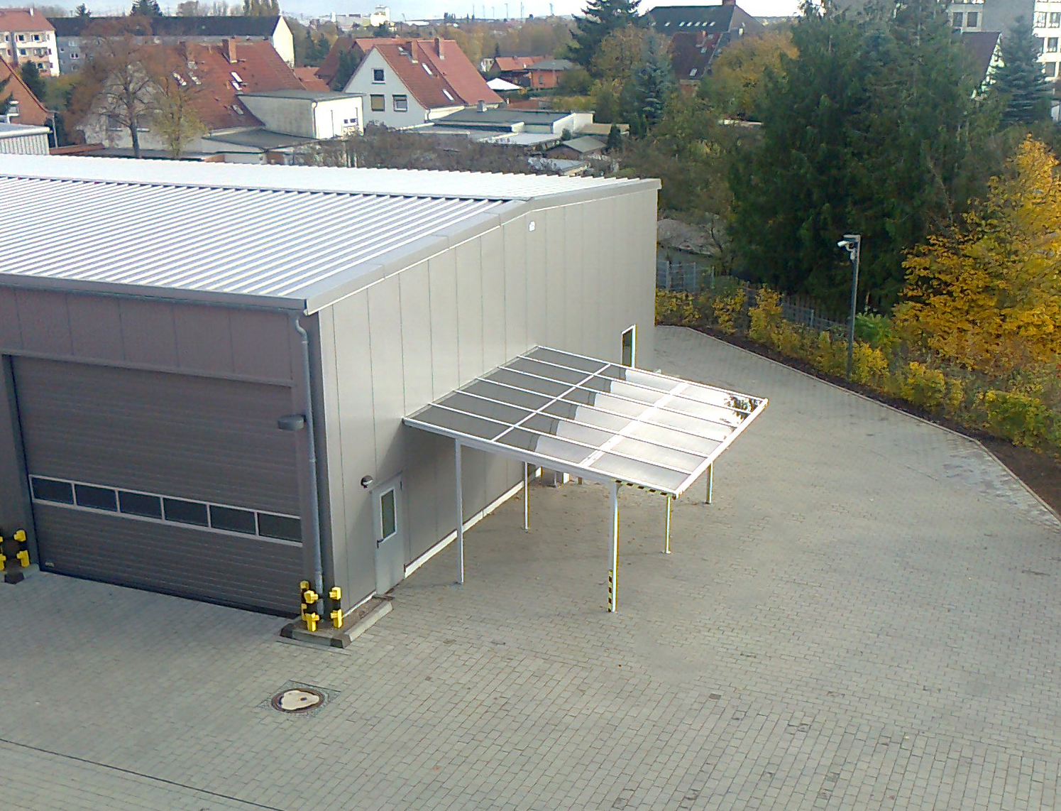 Solarcarport Stadtwerke Guestrow