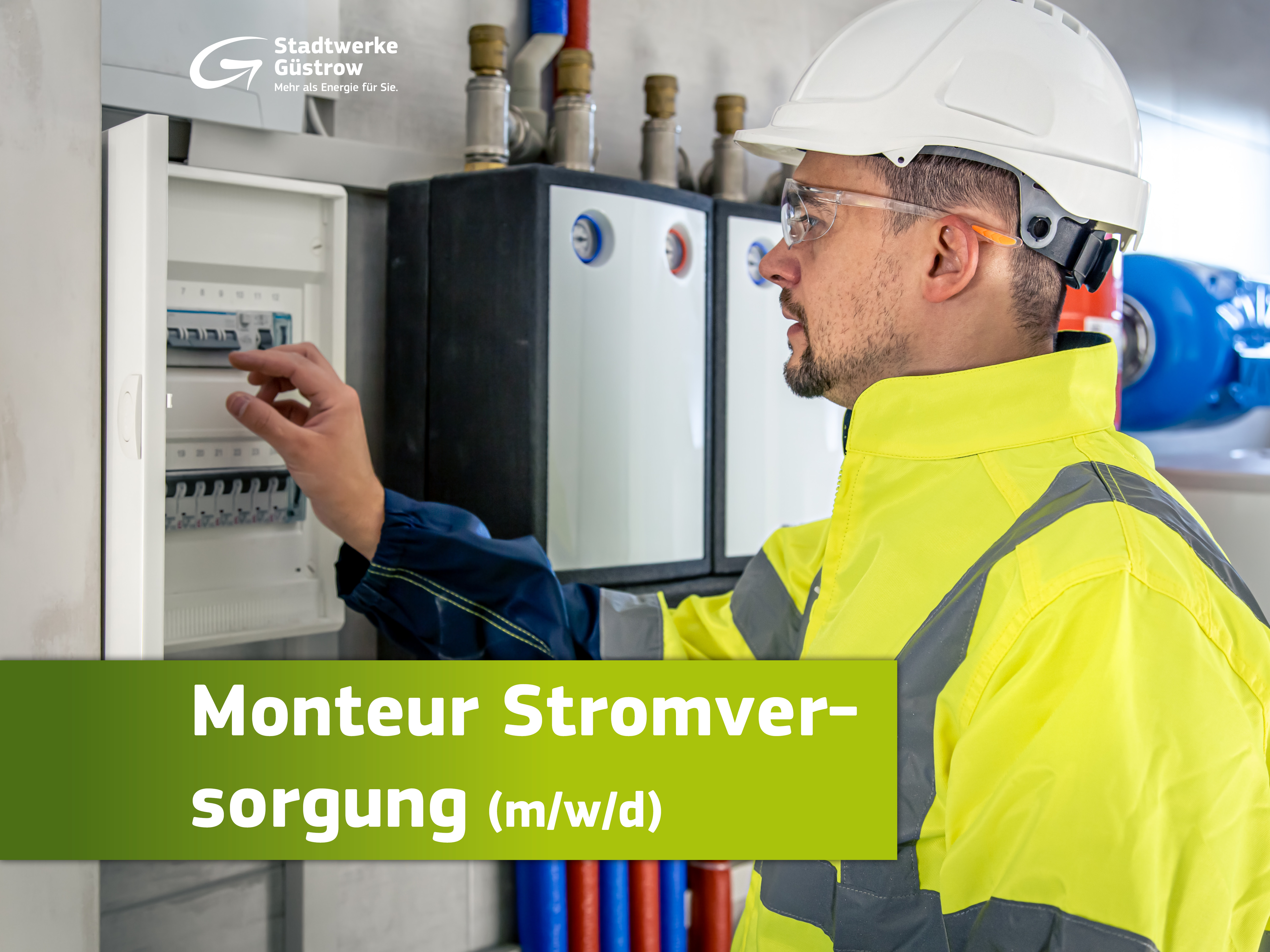 Zählermonteur Stromversorgung